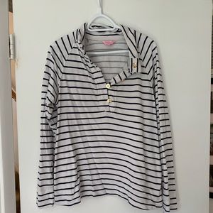 Lilly Pulitzer stripped pop over, XL